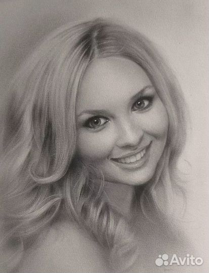 Портрет карандашем по фото