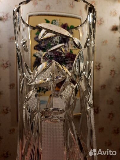 Хрустальная ваза Хоровод