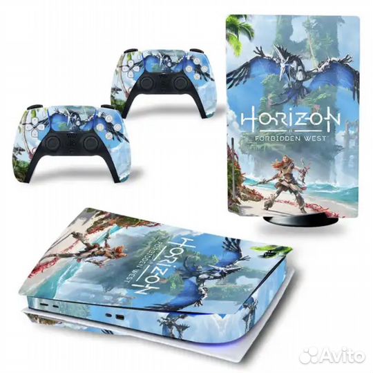Виниловые наклейки playstation 5