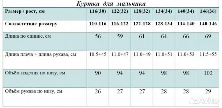 Куртка для мальчика 146