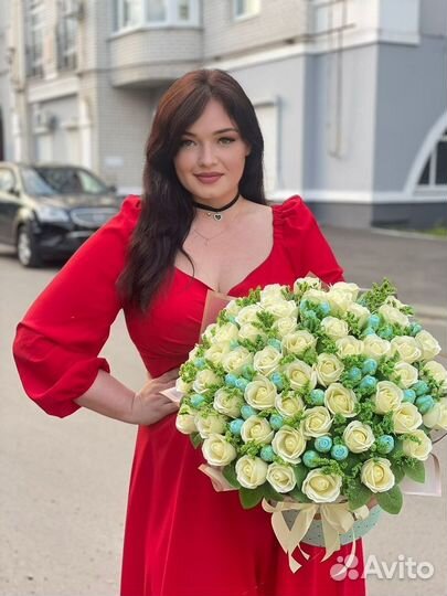 Розы ромашки букет доставка круглосуточно