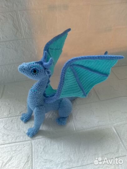 Дракон игрушка мягкая ручная работа