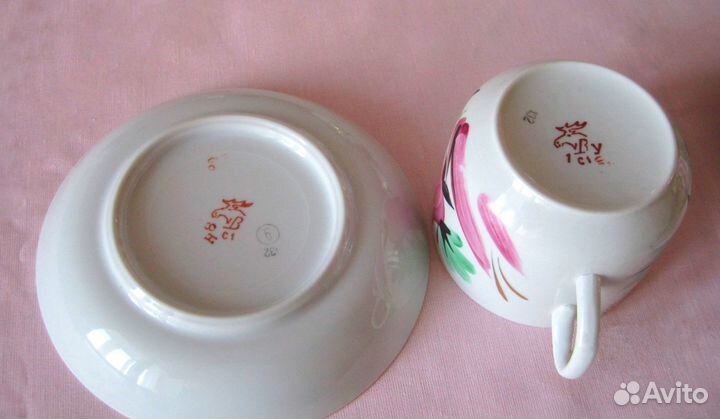 Фарфор. Чайные сервизы. Сделано в СССР