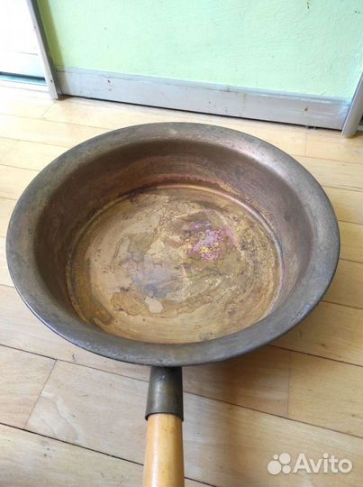 Медный таз для варки варенья, винтаж, в хорошем