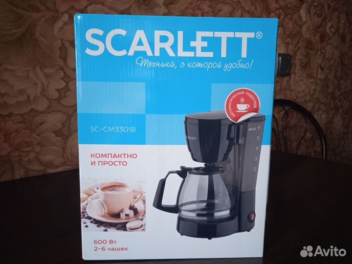Кофеварка капельного типа Scarlett SC-CM33018