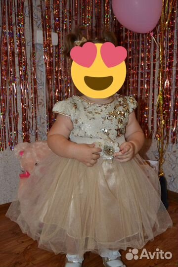 Платье для девочки 86