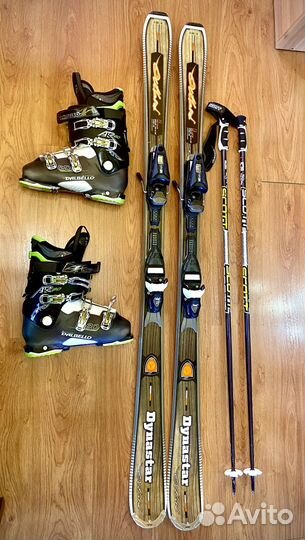 Горные лыжи мужские комплект