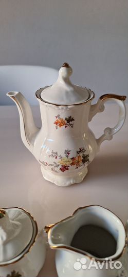 Кофейный сервиз костяной фарфор