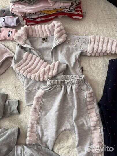 Вещи пакетом на девочку 80-86