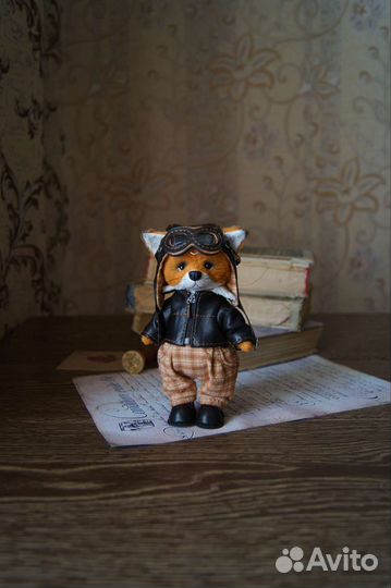 Тедди лис ручной работы