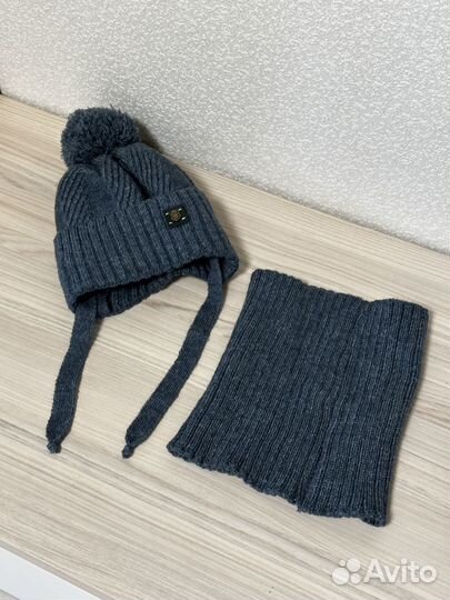 Комплект шапка + снуд детский
