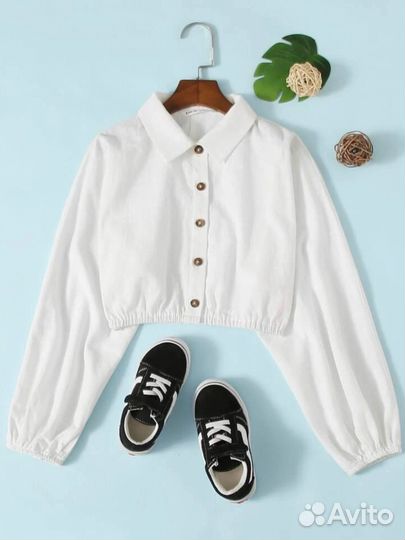 Кроп рубашка женская