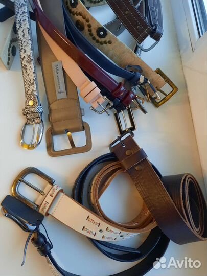 Ремень мужской, женский натуральная кожа и кож.зам