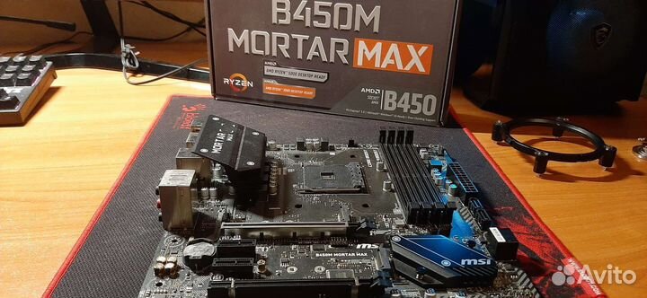 Материнская плата msi b450m mortar max