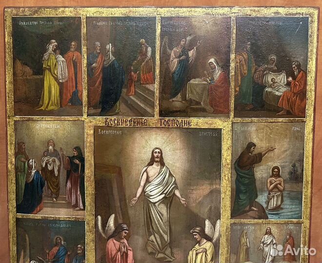 Храмовая Икона Двунадесятые Праздники