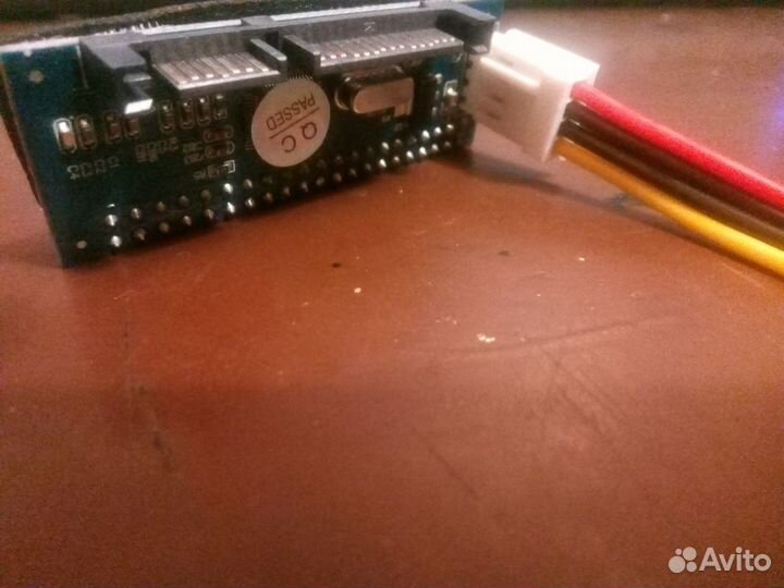 Переходник 3,5 HDD IDE/pata в SATA, добавление ада