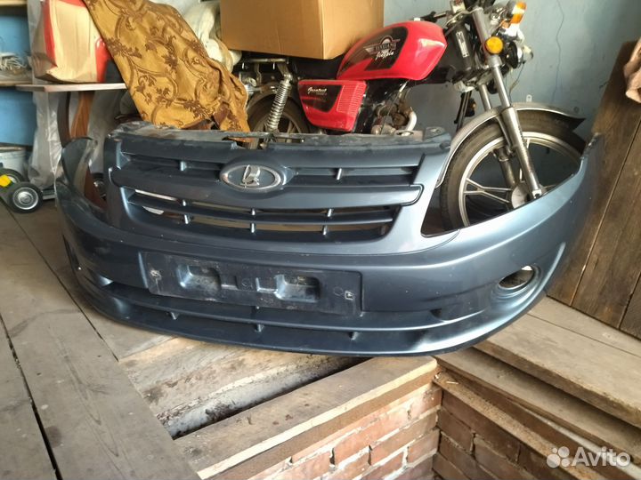 Бампер передний LADA granta 1