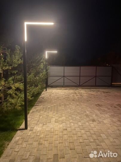 Фонарный столб led