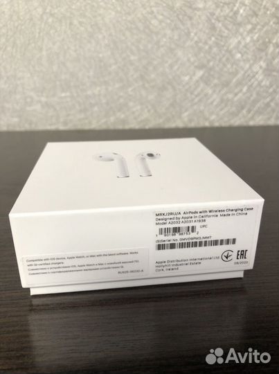 Наушники Apple Airpods 2
