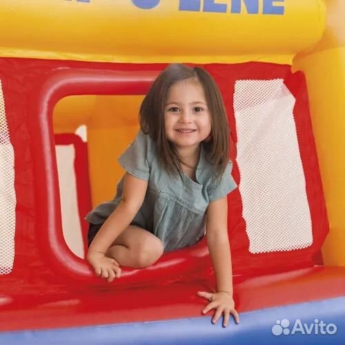 Надувной батут intex 48260 Jump-O-Lene 174*112 см