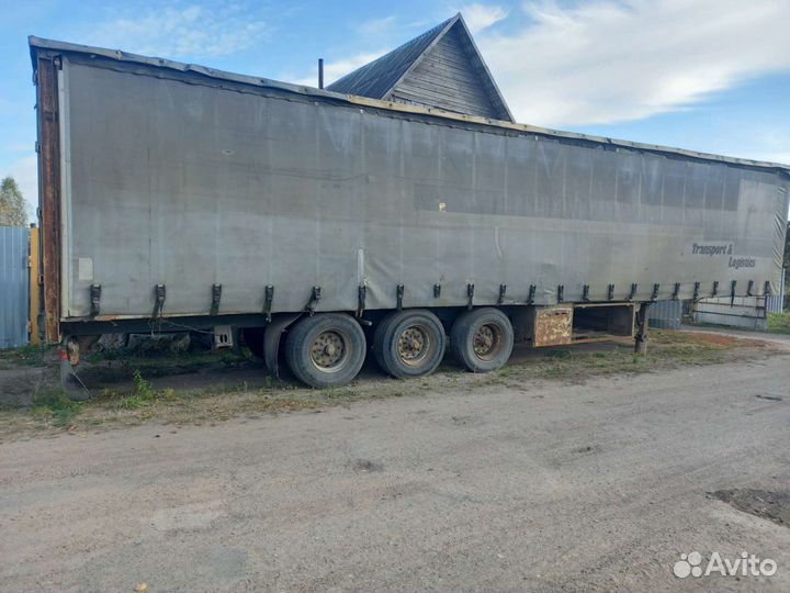 Штора с полуприцепа