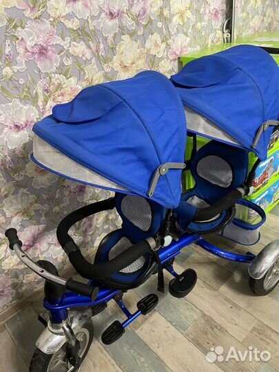 Детский велосипед для двойни