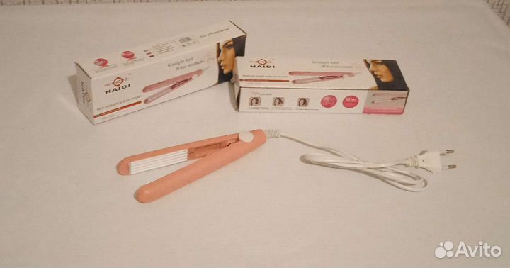 Мини выпрямитель для волос гофрированный