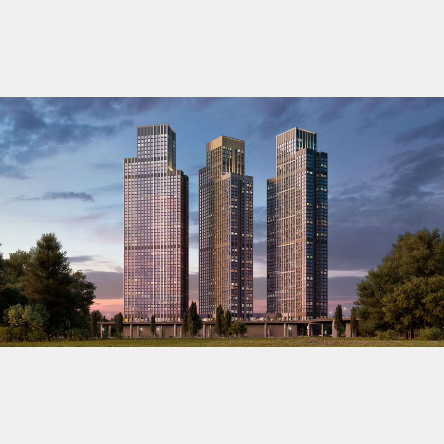 2-к. квартира, 79,6 м², 22/54 эт.