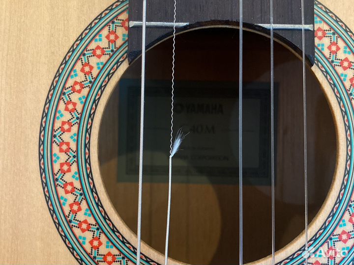 Гитара Yamaha c40m, струны, чехол