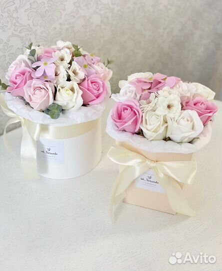 Букет букеты из мыла из мыльных роз