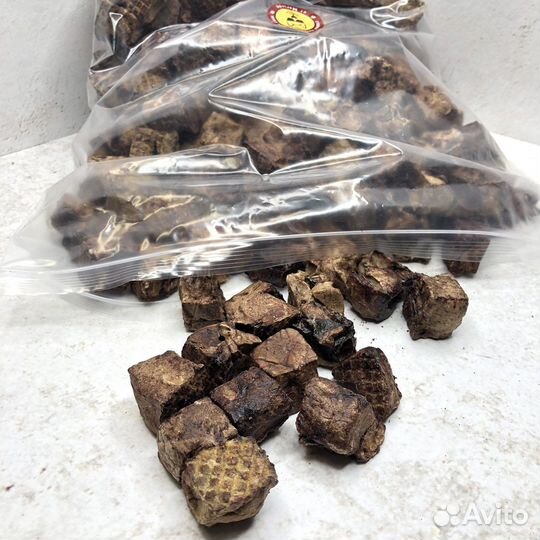 Легкое говяжье сушеное крупное 1000 гр