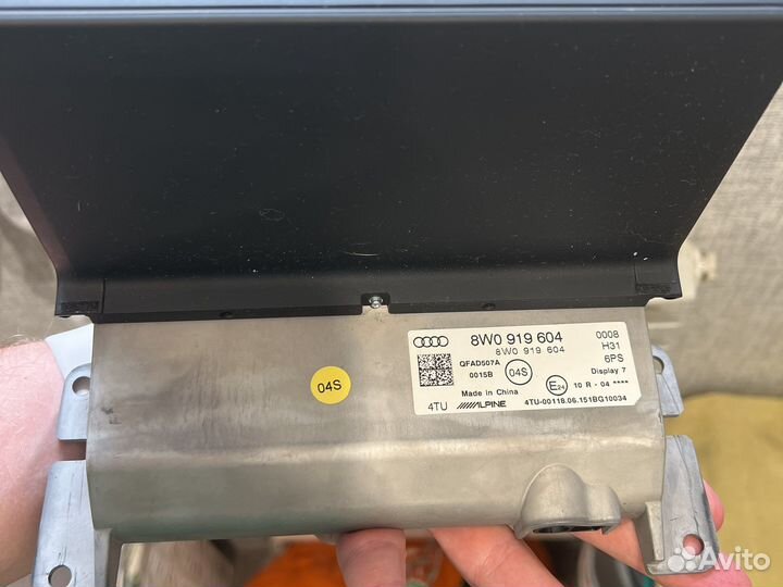 Экран mib 1 для audi a4 b9