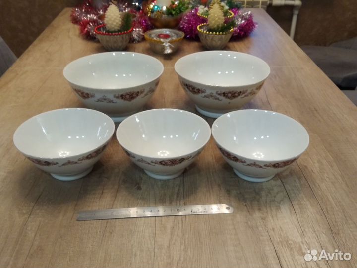 Набор салатников фарфор 5 шт