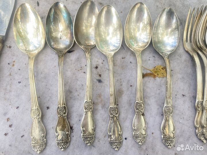 Столовые приборы мельхиор СССР