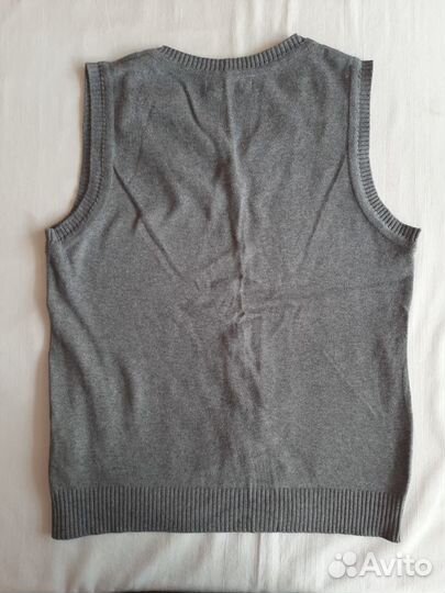 Жилетка вязаная для мальчика 134