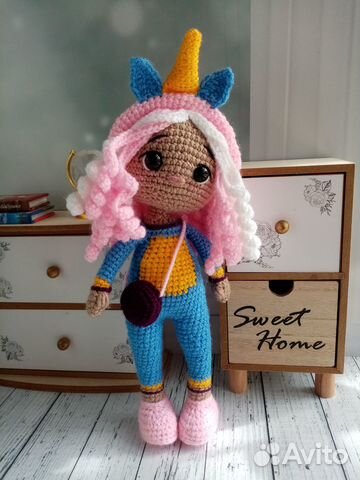 Игрушка Вязаная кукла