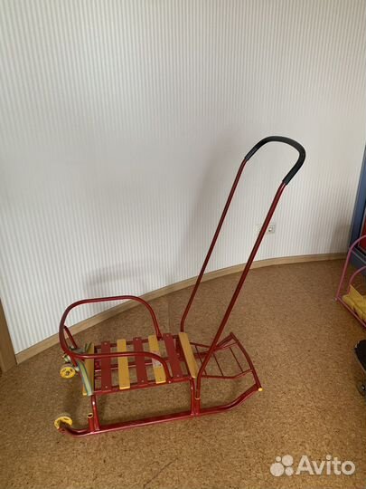 Санки с колесами