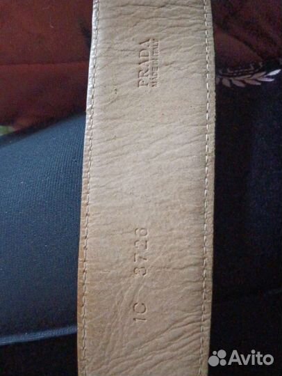 Ремень prada оригинал винтаж.кожа.оценка