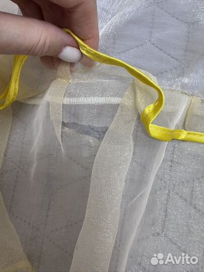 Тюль кухонная