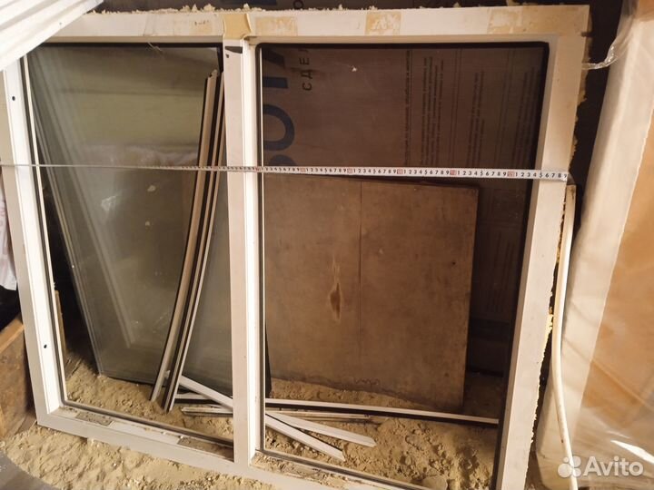 Окна пластиковые бу глухое