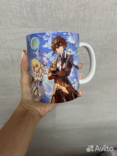 Кружка подарочная Genshin impact