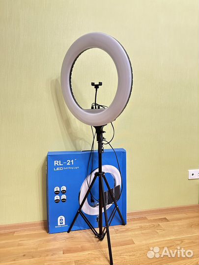 Профессиональная кольцевая лампа RL-21, 54 см