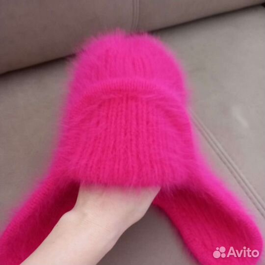 Шапка женская из пуха норки