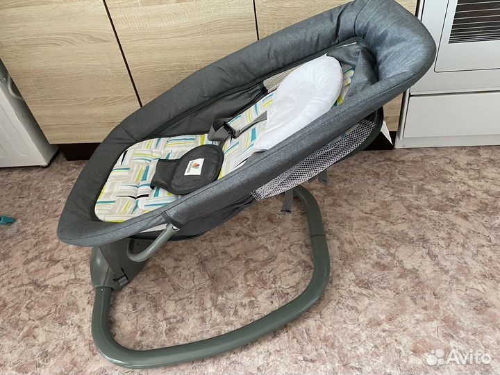 Шезлонг качели luxmon электроукачивание