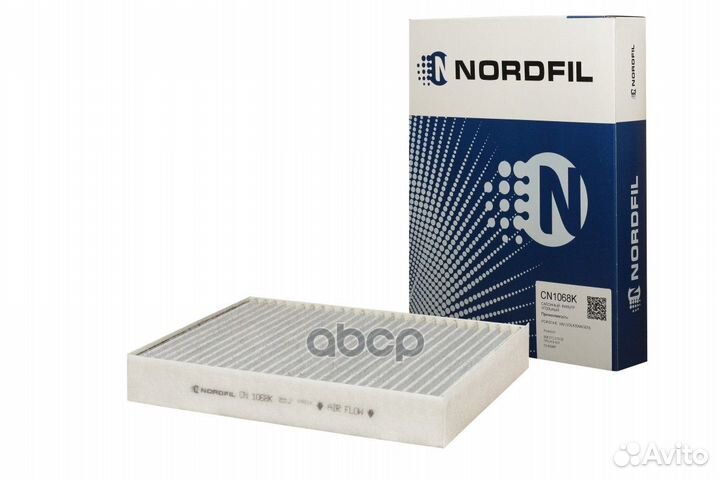 Фильтр салонный угольный cn1068k nordfil