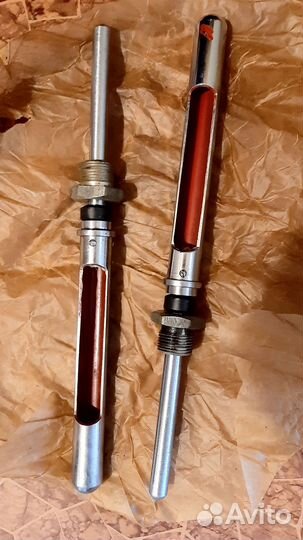 Градусники ртутные и защитная оправа