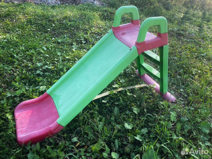 Детская горка пластиковая уличная бу