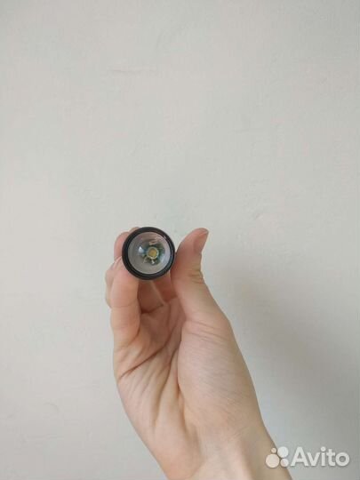 USB Фонарик + боковой сов. С zoom