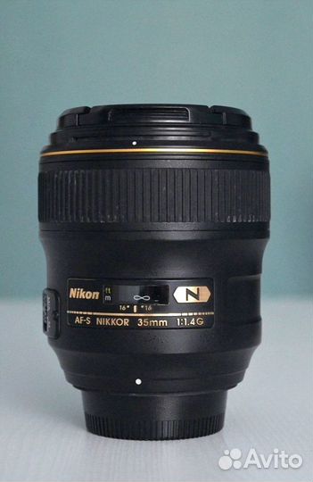 Объектив Nikon 35mm f/1.4G AF-S Nikkor