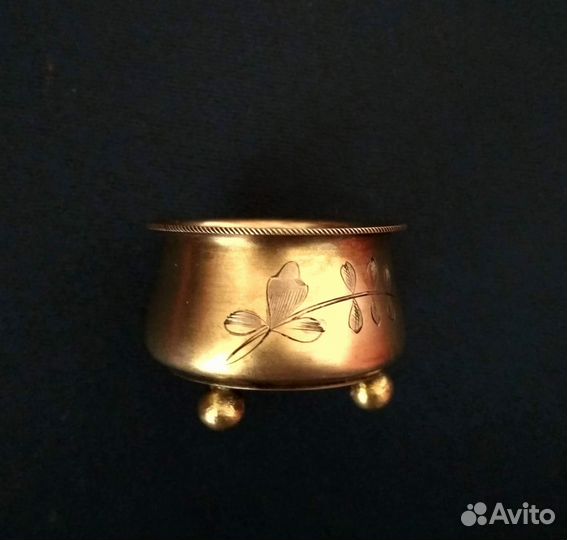 Солонка, серебро, 84 проба